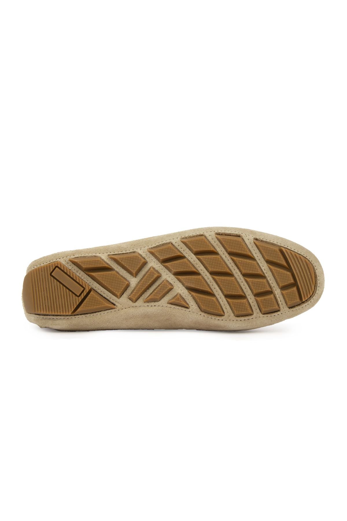 Pegia Genuine Suede Women's Loafers 700907  - Beige