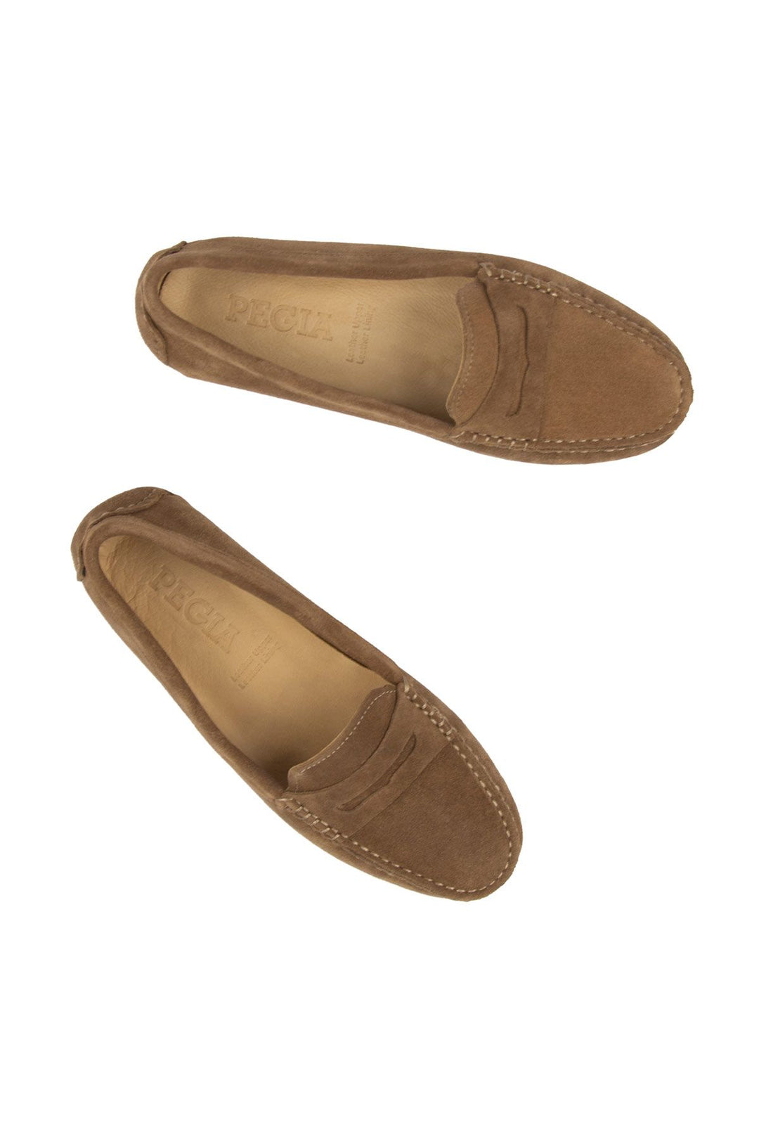 Pegia Genuine Suede Women's Loafers 700907  - Mustard