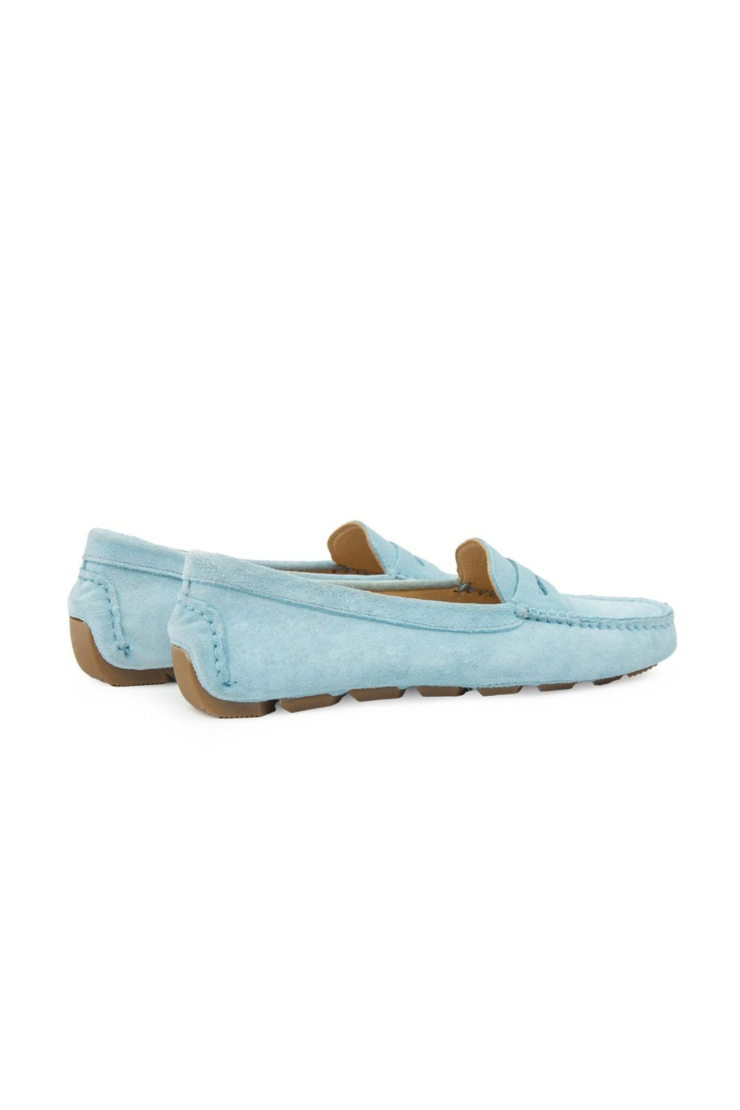 Pegia Genuine Suede Women's Loafers 700907  - Blue