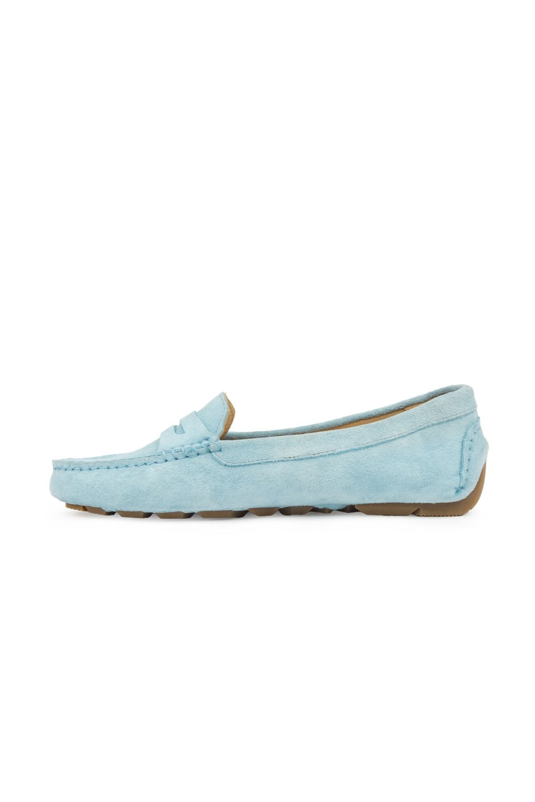 Pegia Genuine Suede Women's Loafers 700907  - Blue