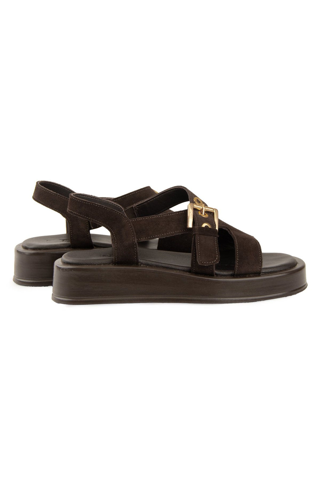 Pegia Genuine Suede Buckle Women&
