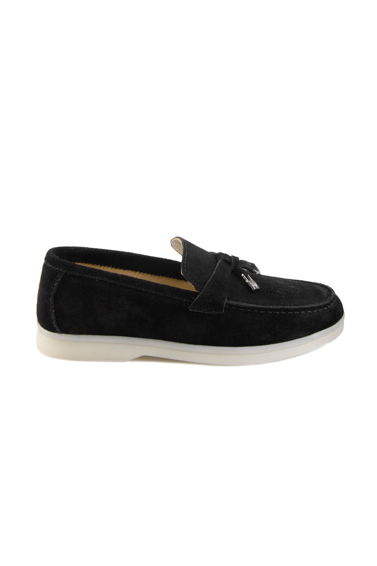 Pegia Genuine Suede Women's Loafer 700911  - Black