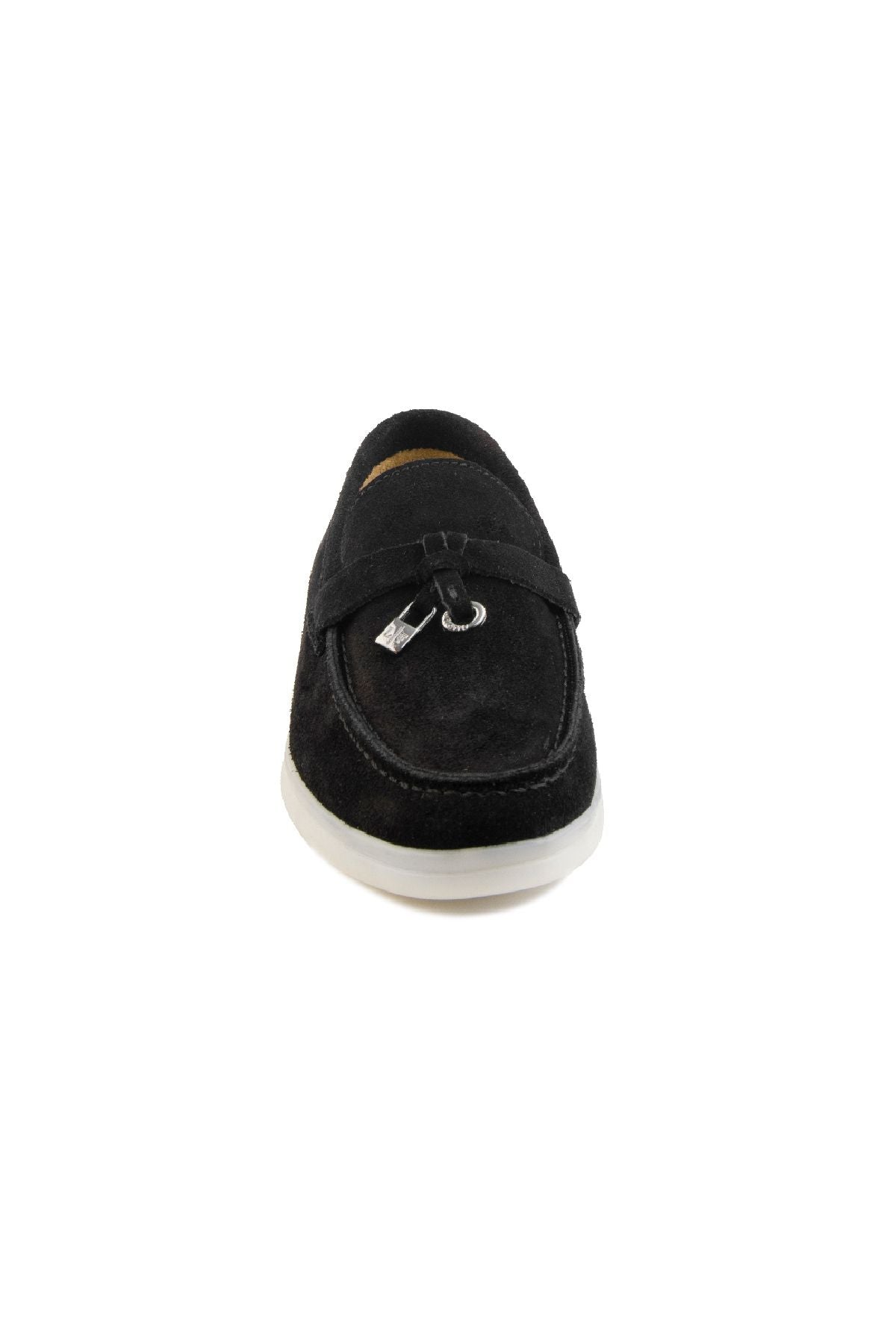 Pegia Genuine Suede Women's Loafer 700911  - Black