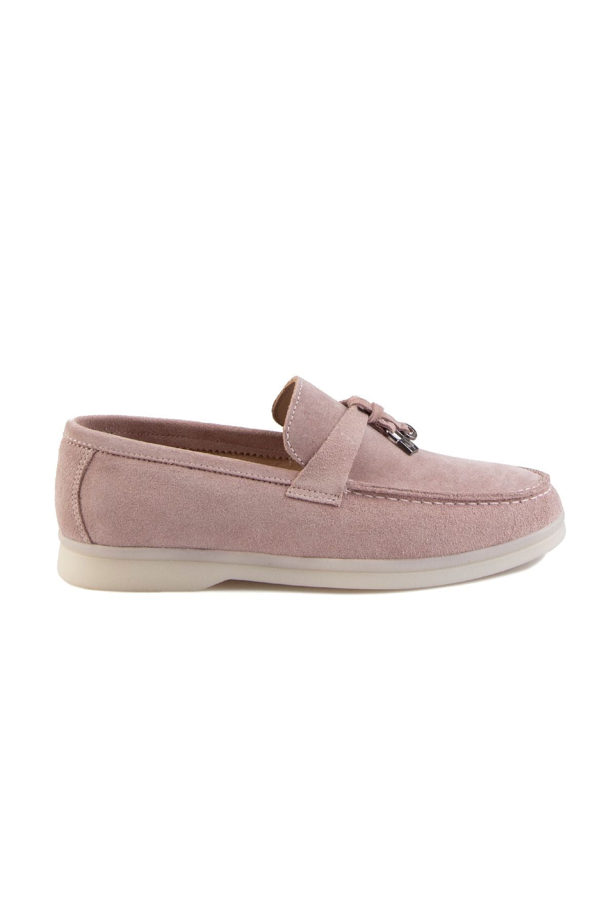 Pegia Genuine Suede Women's Loafer 700911  - Powder Pink