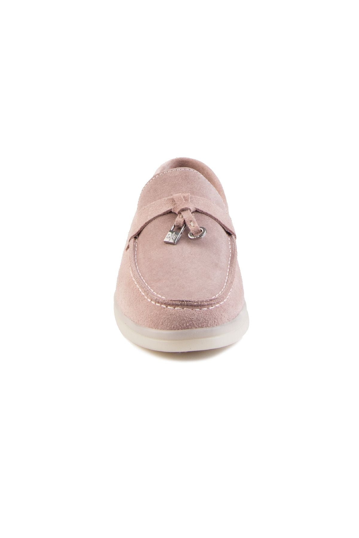 Pegia Genuine Suede Women's Loafer 700911  - Powder Pink