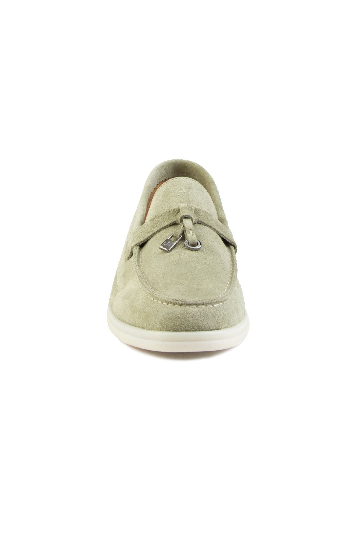 Pegia Genuine Suede Women's Loafer 700911  - Mint