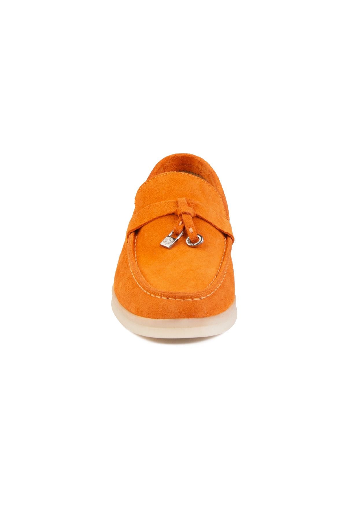 Pegia Genuine Suede Women's Loafer 700911  - Orange