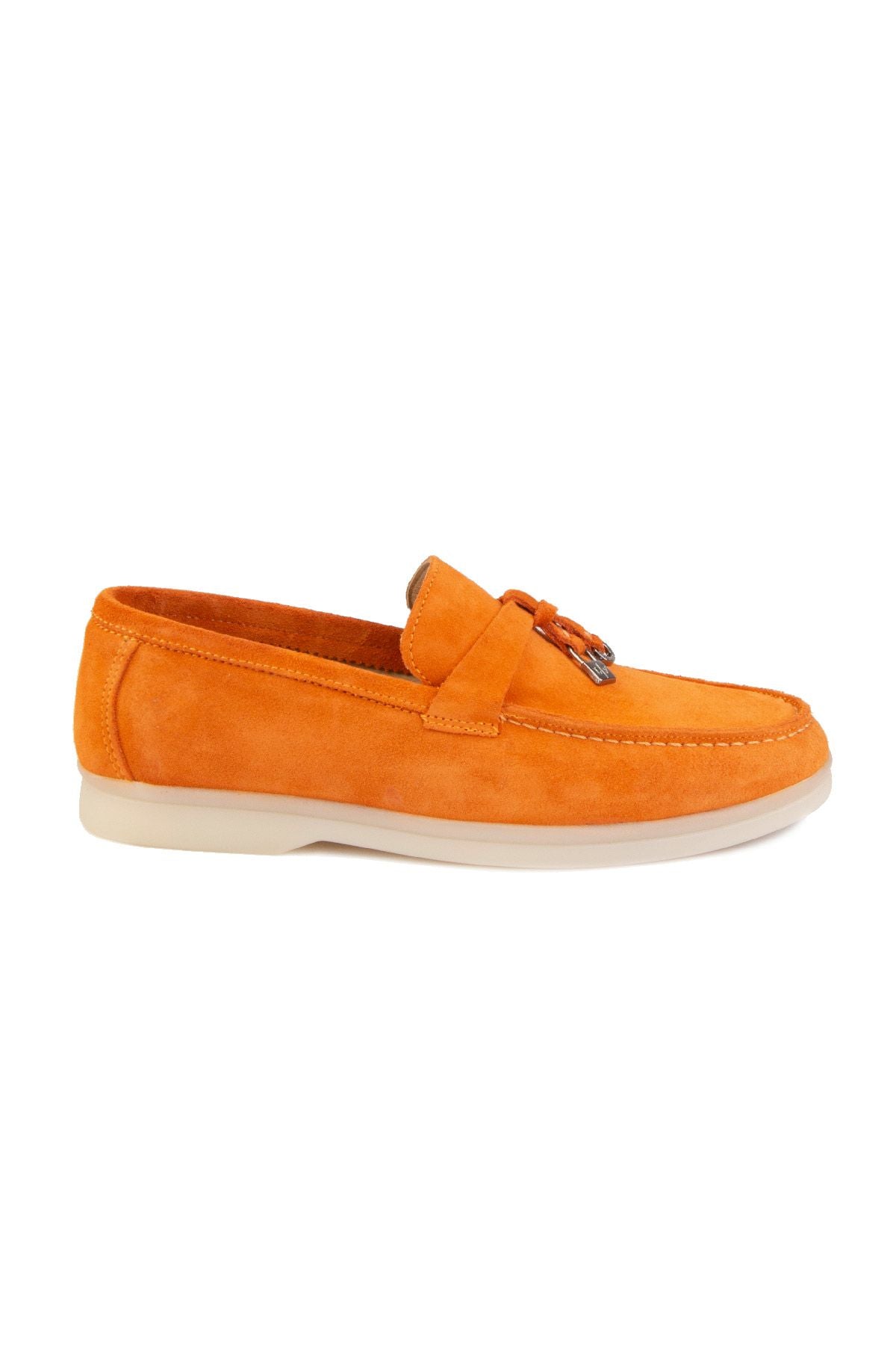 Pegia Genuine Suede Women's Loafer 700911  - Orange