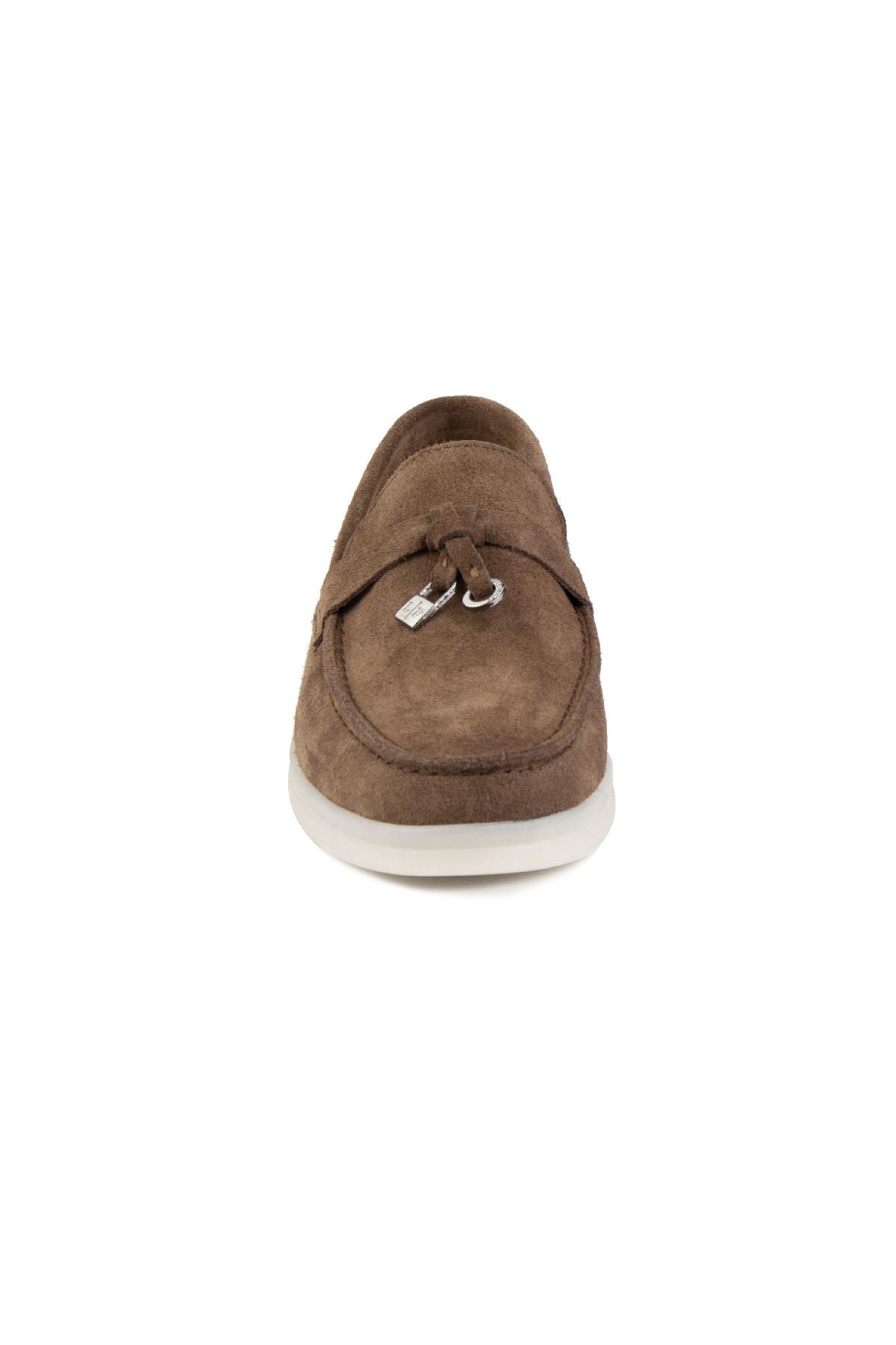 Pegia Genuine Suede Women's Loafer 700911  - Brown