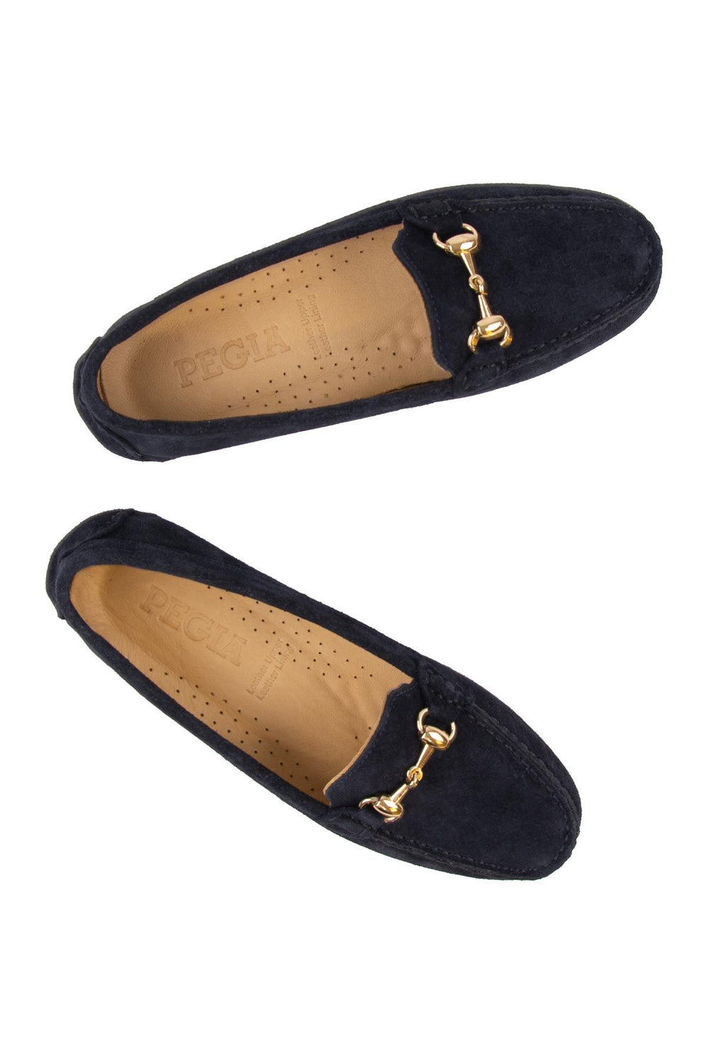 Pegia Genuine Suede Women's Loafers 700914  - Navy