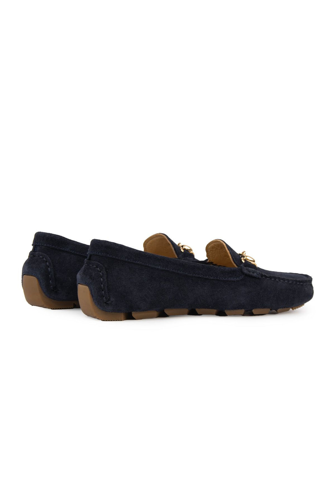 Pegia Genuine Suede Women's Loafers 700914  - Navy
