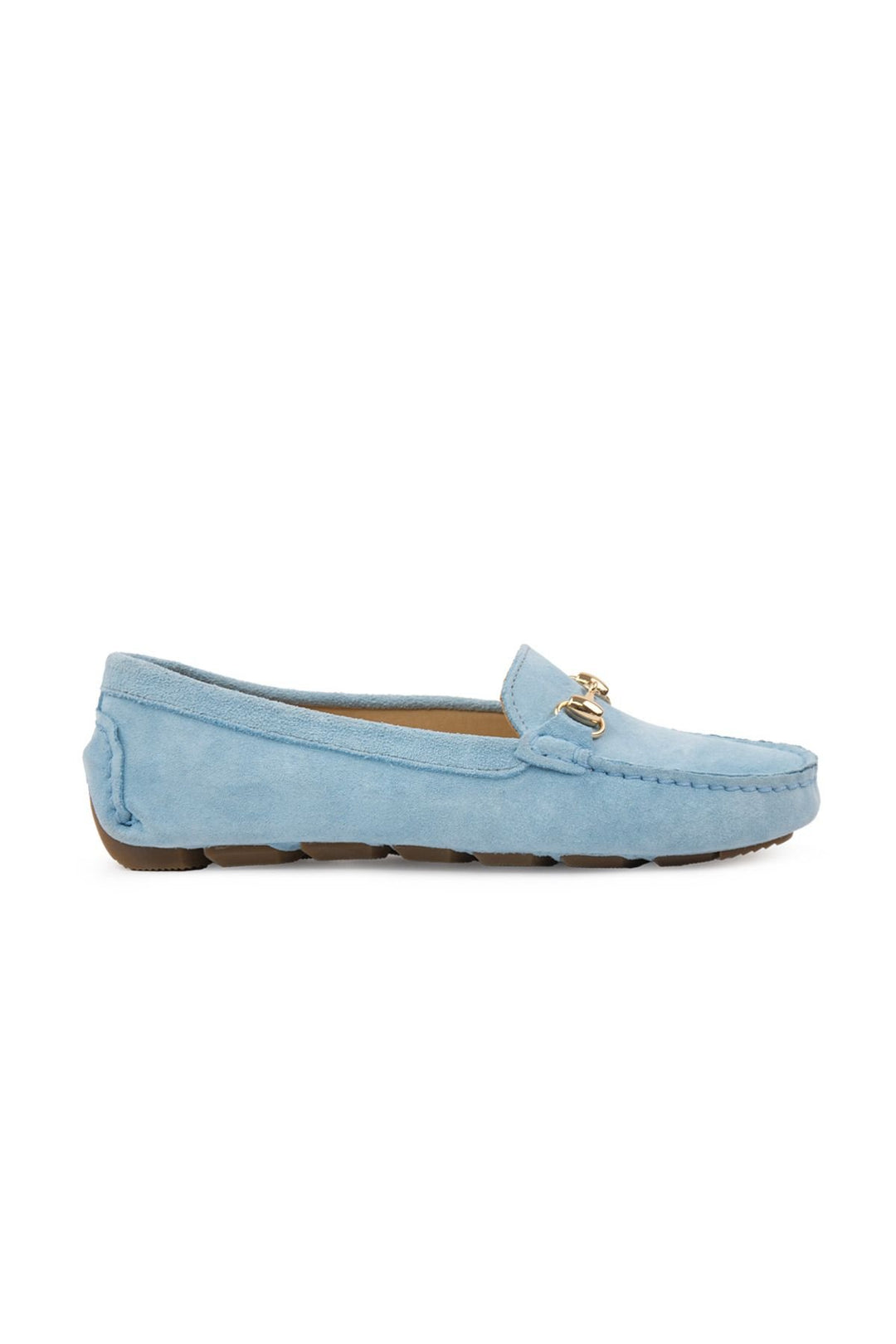 Pegia Genuine Suede Women's Loafers 700914  - Blue