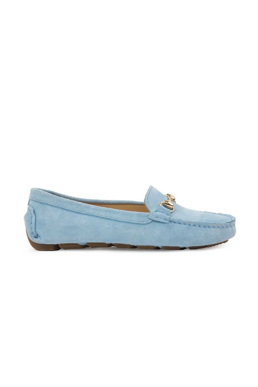 Pegia Genuine Suede Women's Loafers 700914  - Blue