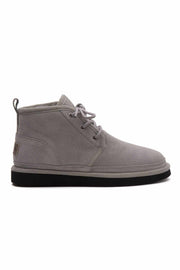 Pegia Shearling Lace-up Women's Boots 191112  - Grey