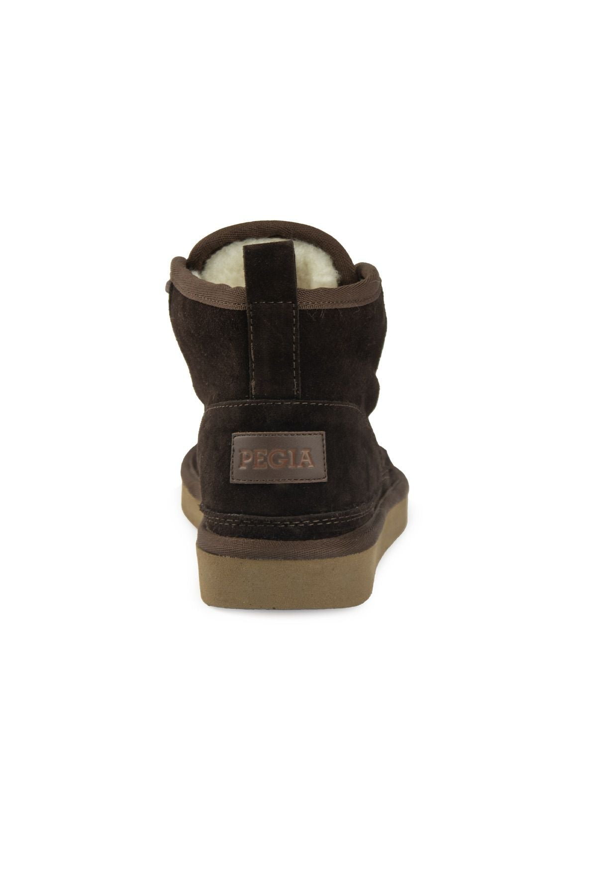 Pegia Shearling Lace-up Women's Boots 191112  - Choco