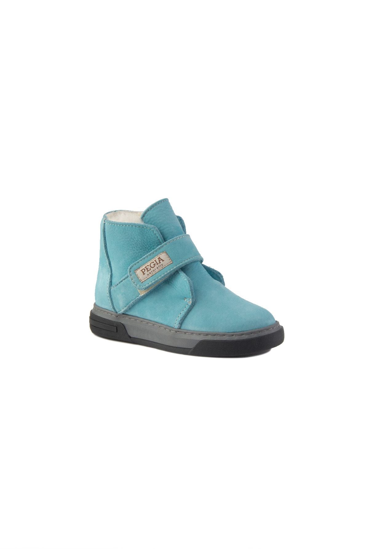 Pegia Shearling Kids' Velcro Boots 186082  - Blue