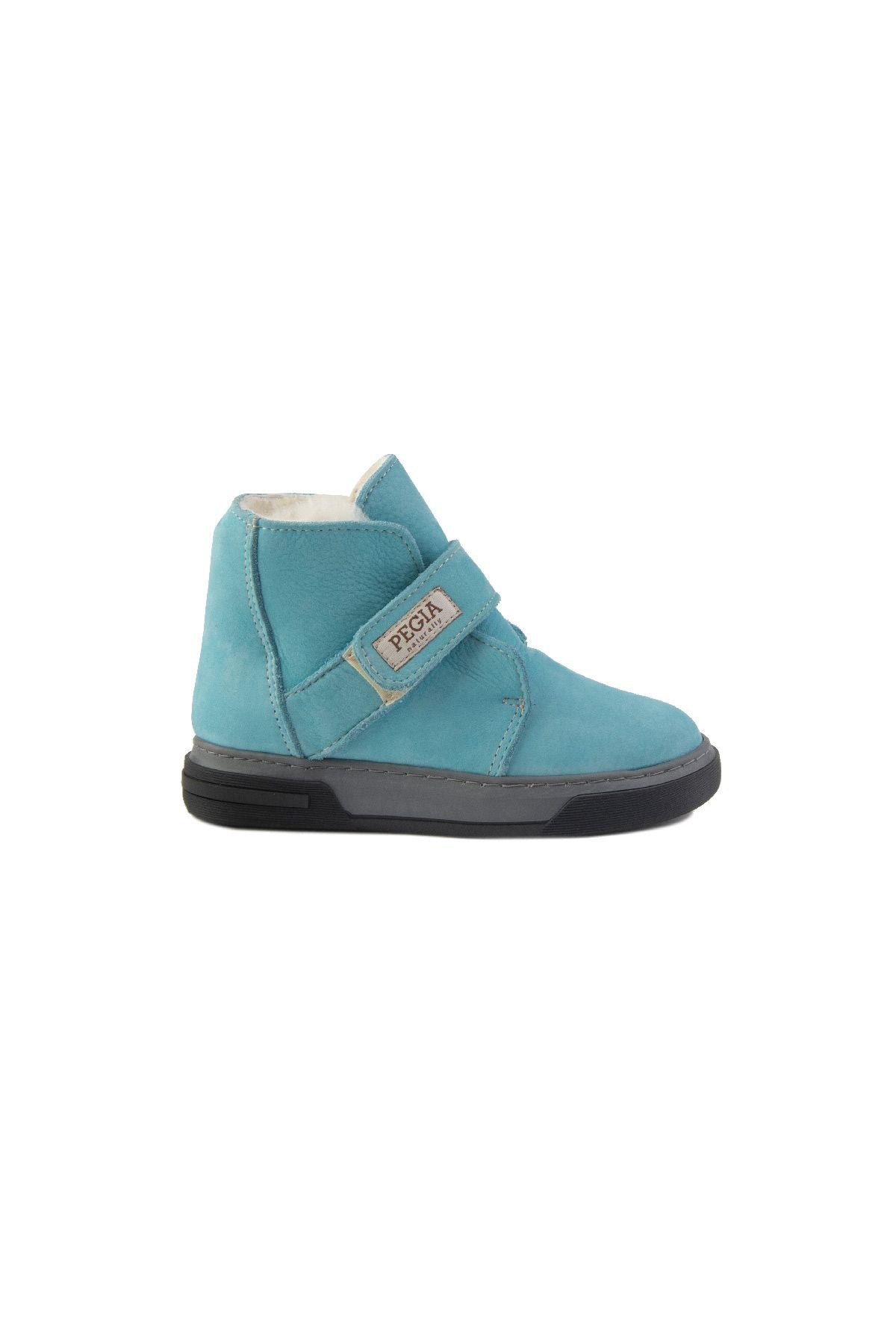 Pegia Shearling Kids' Velcro Boots 186082  - Blue