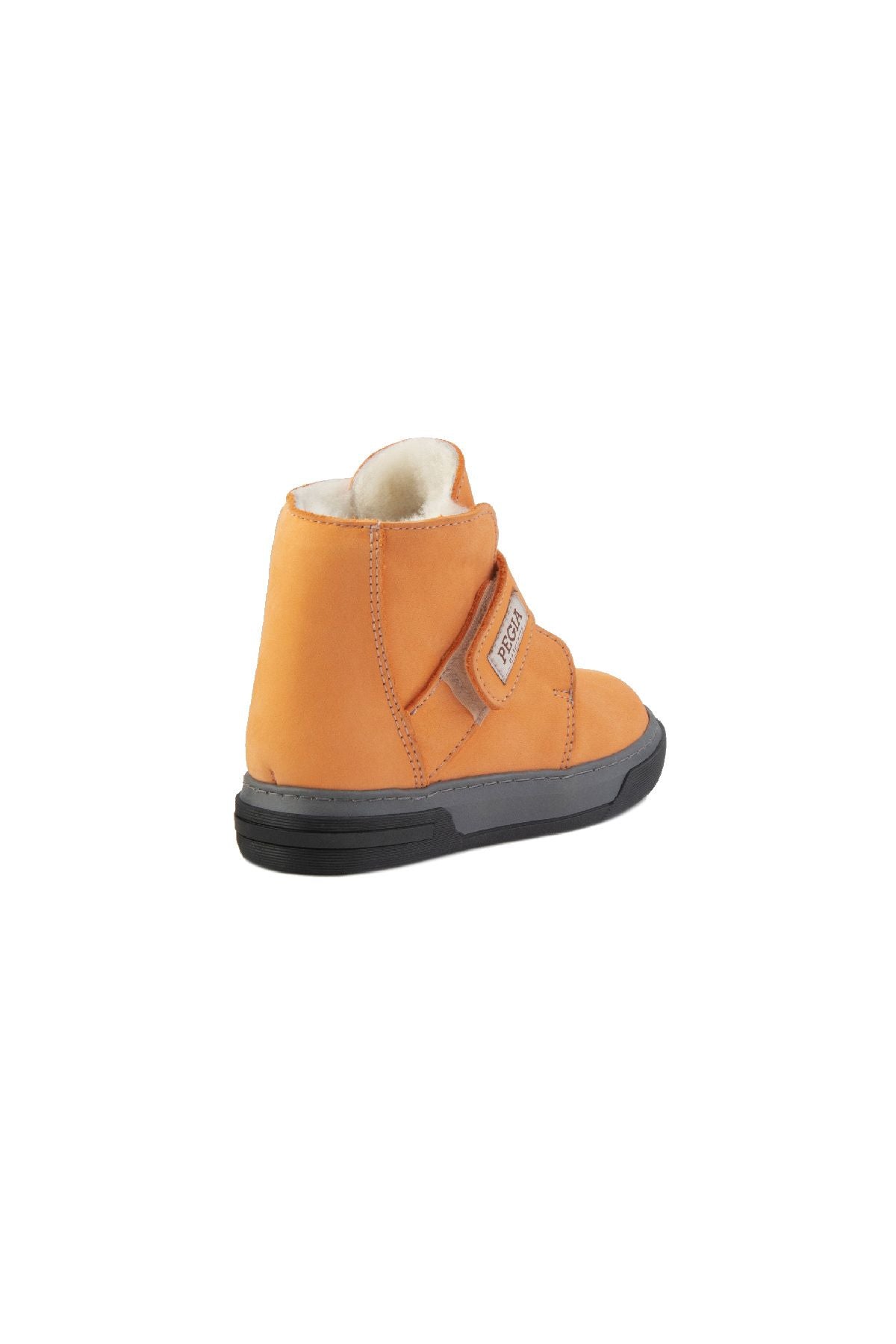 Pegia Shearling Kids' Velcro Boots 186083  - Orange