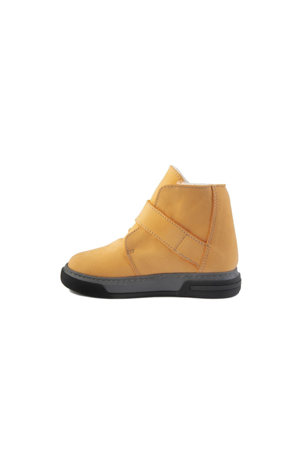 Pegia Shearling Kids' Velcro Boots 186085  - Orange