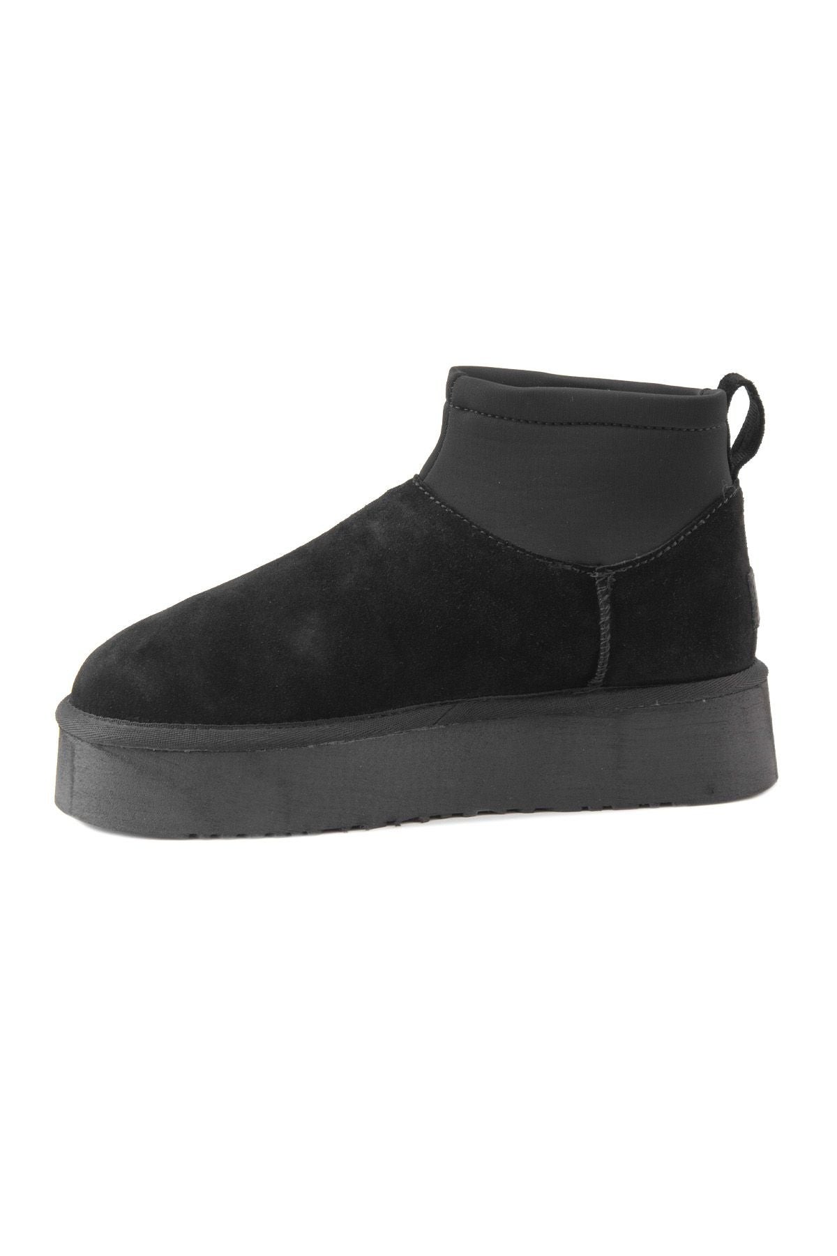 Pegia Sheepskin Stretch Mini Boots 191151  - Black