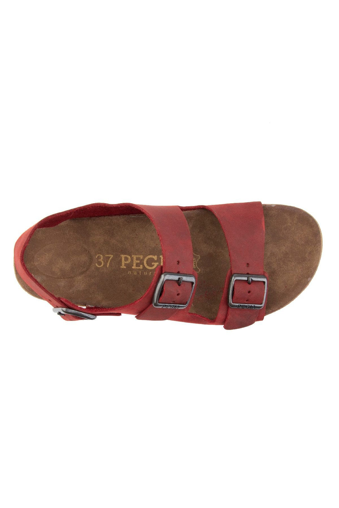 Pegia Women's Strappy Leather Sandals 215515  - Red