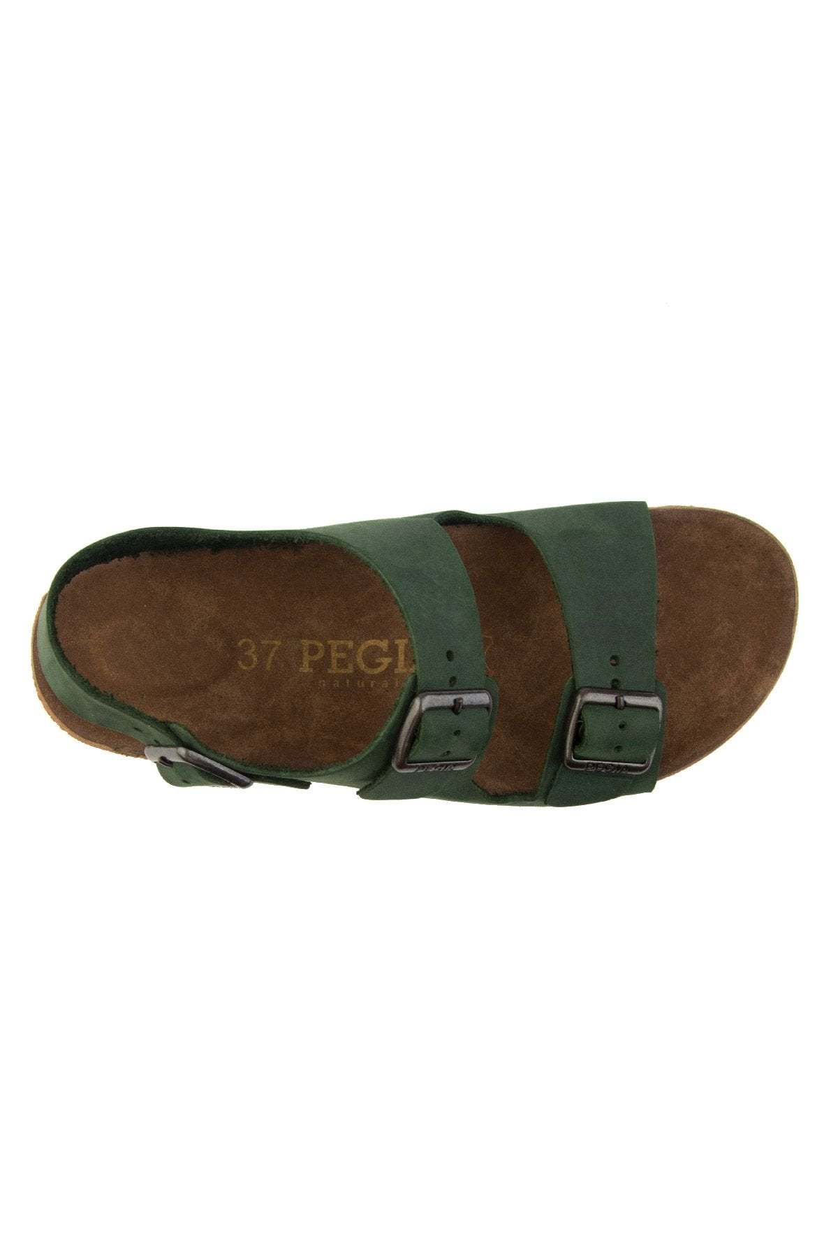 Pegia Women's Strappy Leather Sandals 215515  - Emerald