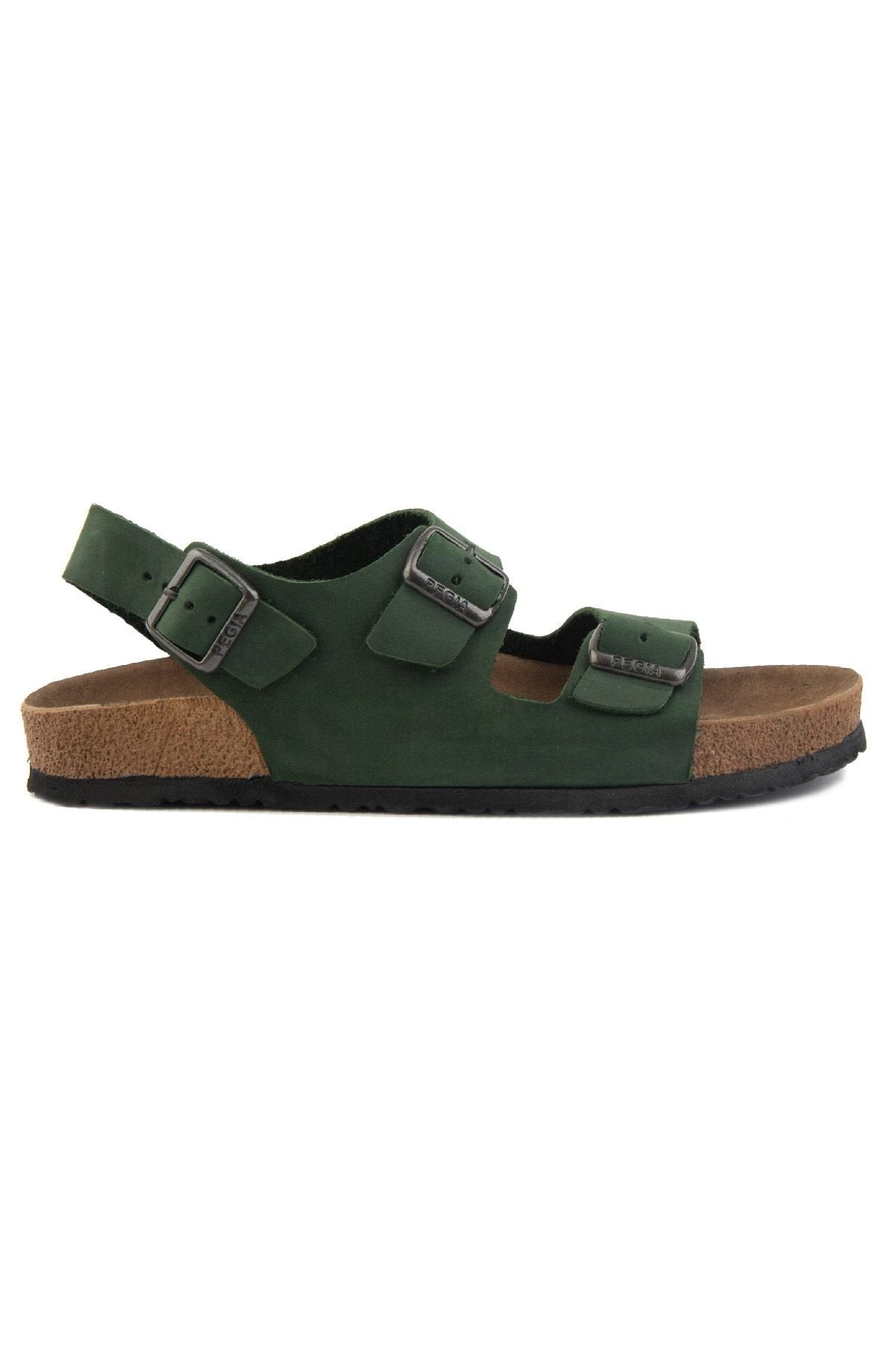 Pegia Women's Strappy Leather Sandals 215515  - Emerald