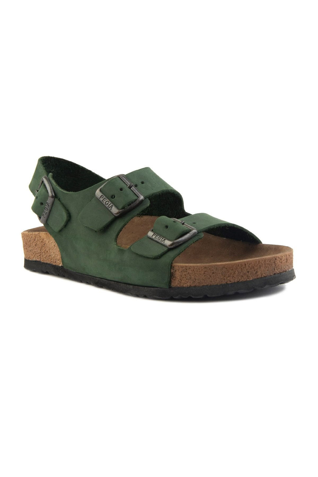 Pegia Women's Strappy Leather Sandals 215515  - Emerald