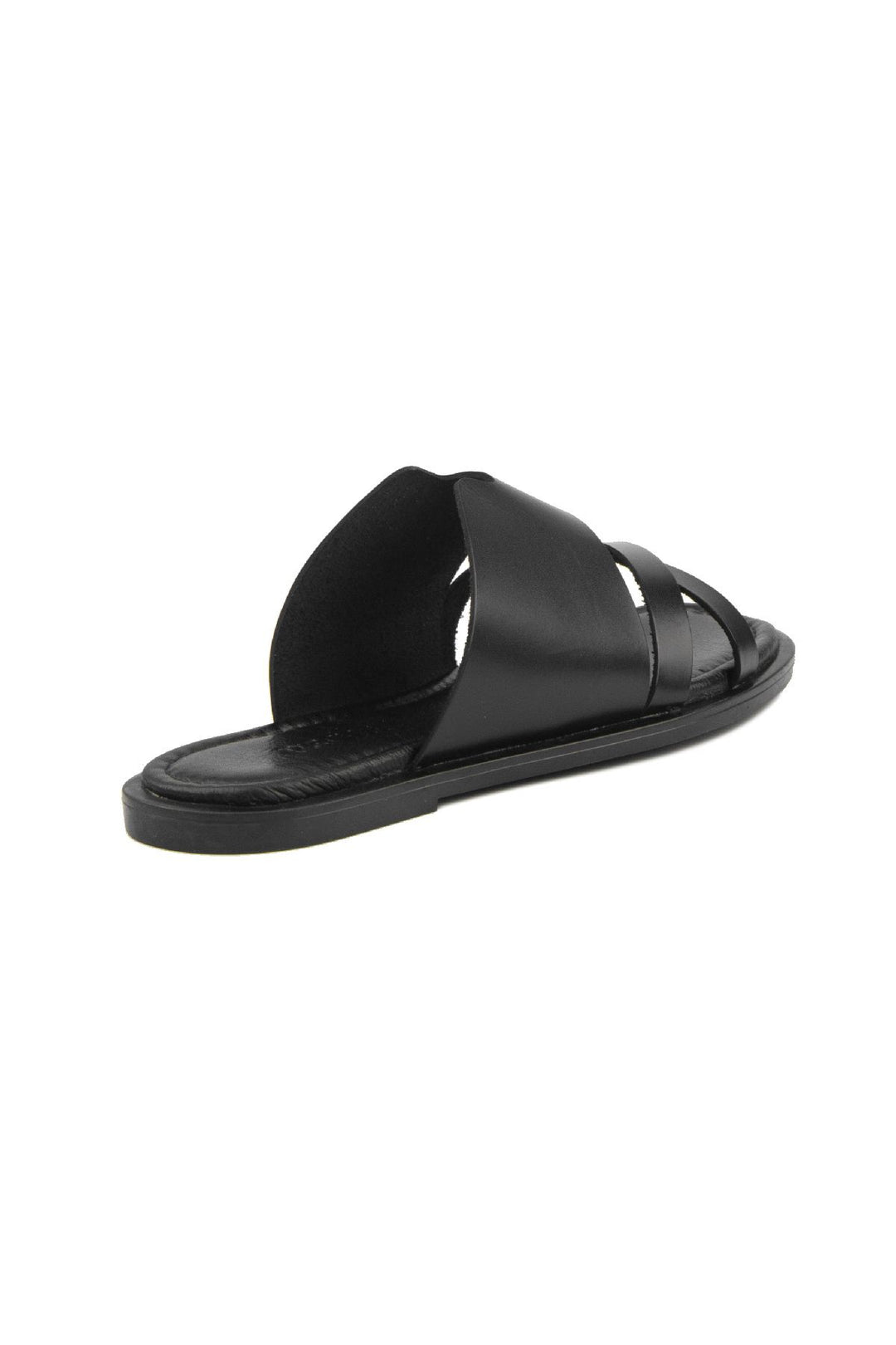 Pegia Women's Leather Slippers DG6008  - Black