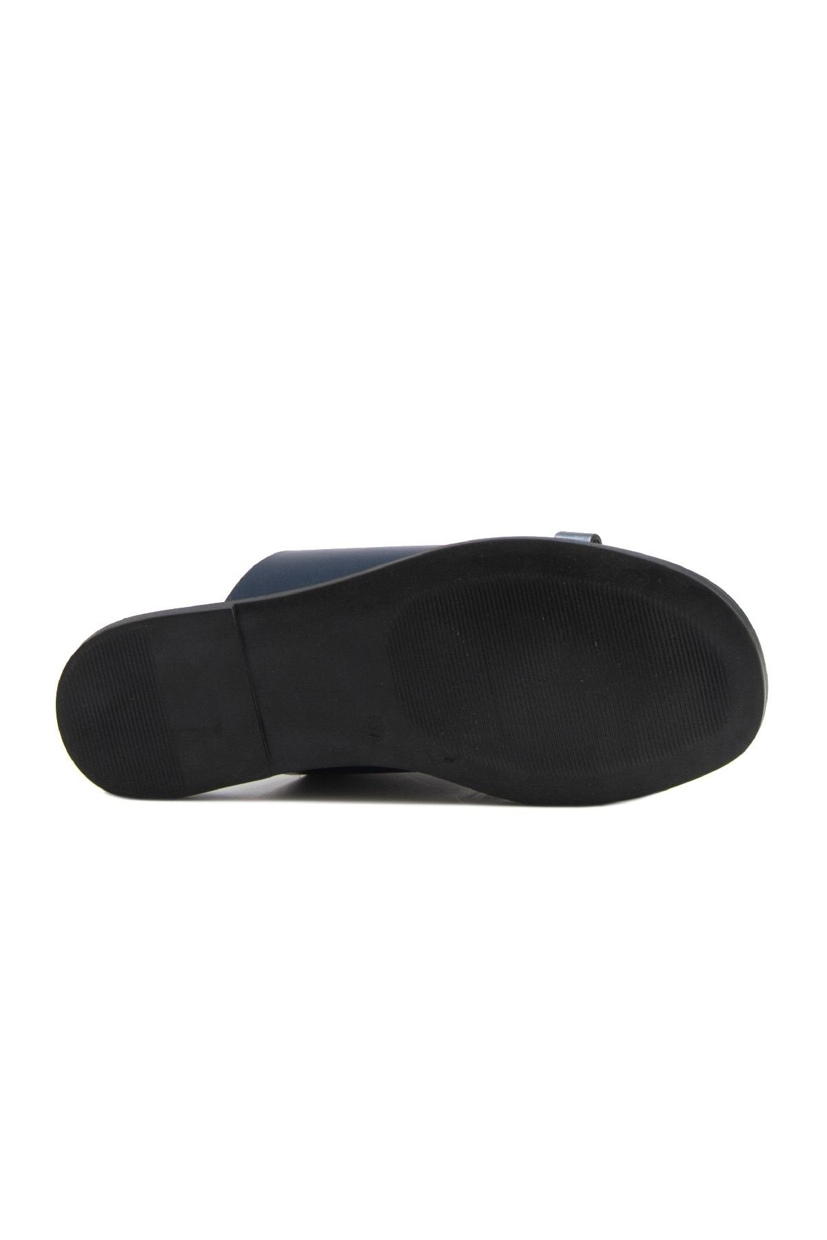 Pegia Women's Leather Slippers DG6008  - Navy