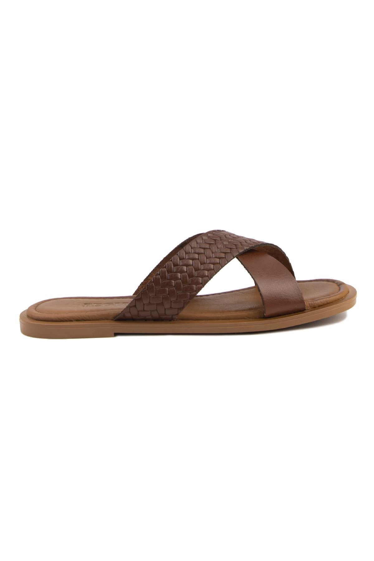 Pegia Women's Leather Slippers DG6014  - Choco