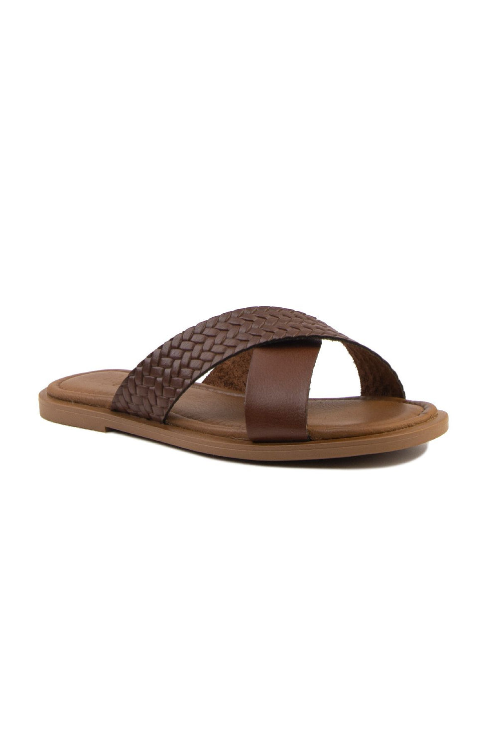 Pegia Women's Leather Slippers DG6014  - Choco