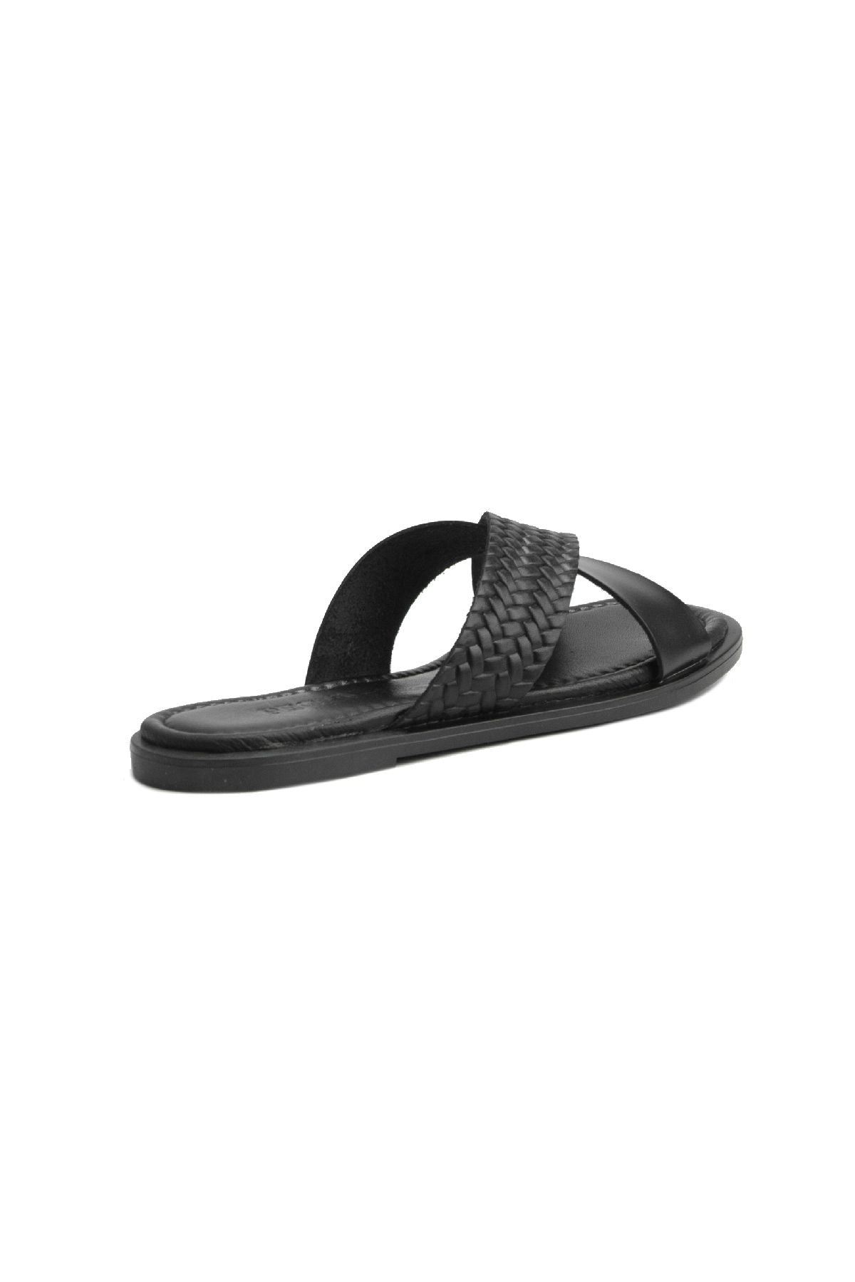 Pegia Women's Leather Slippers DG6014  - Black