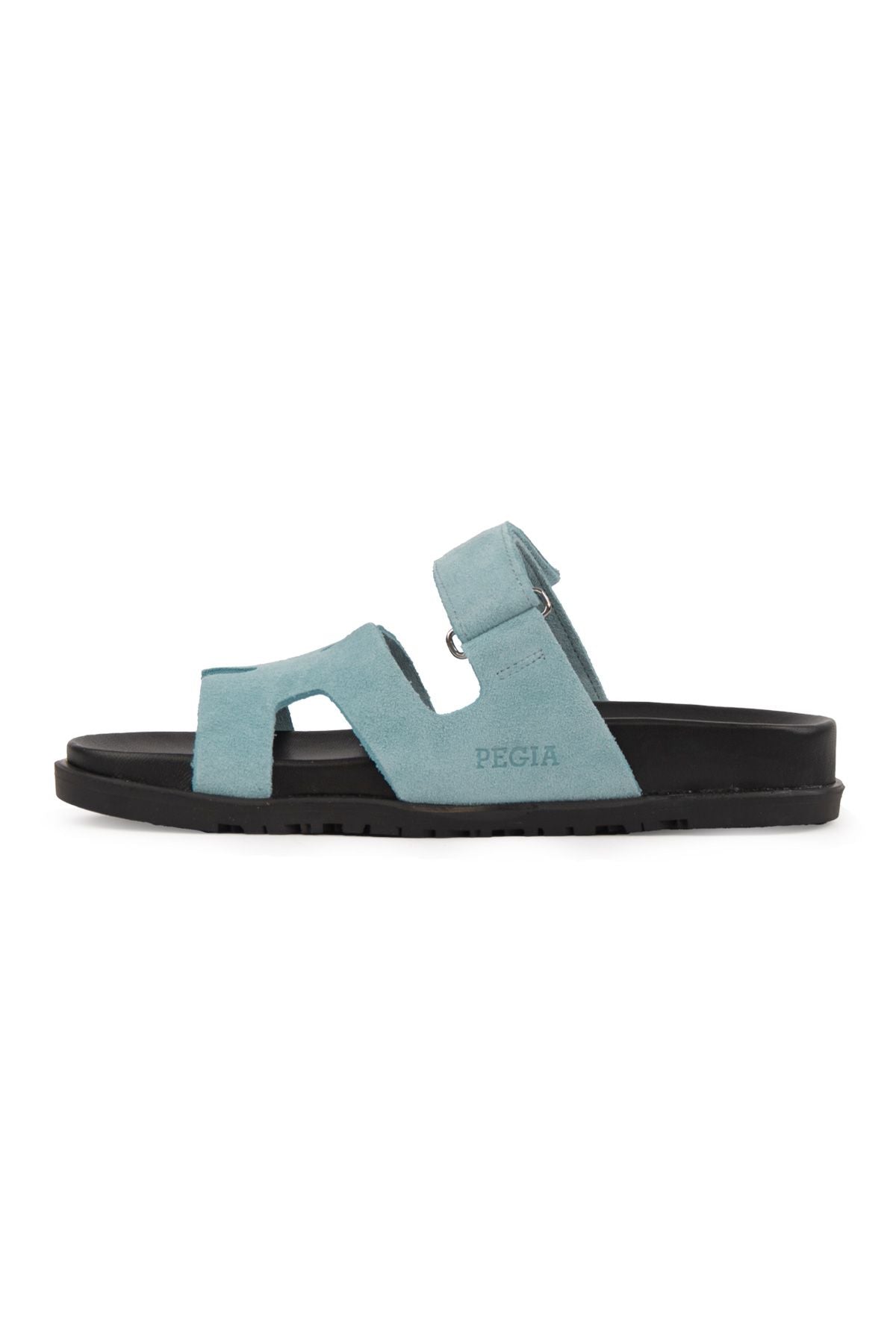 Pegia Women's Suede Strap Slippers 215516  - Blue