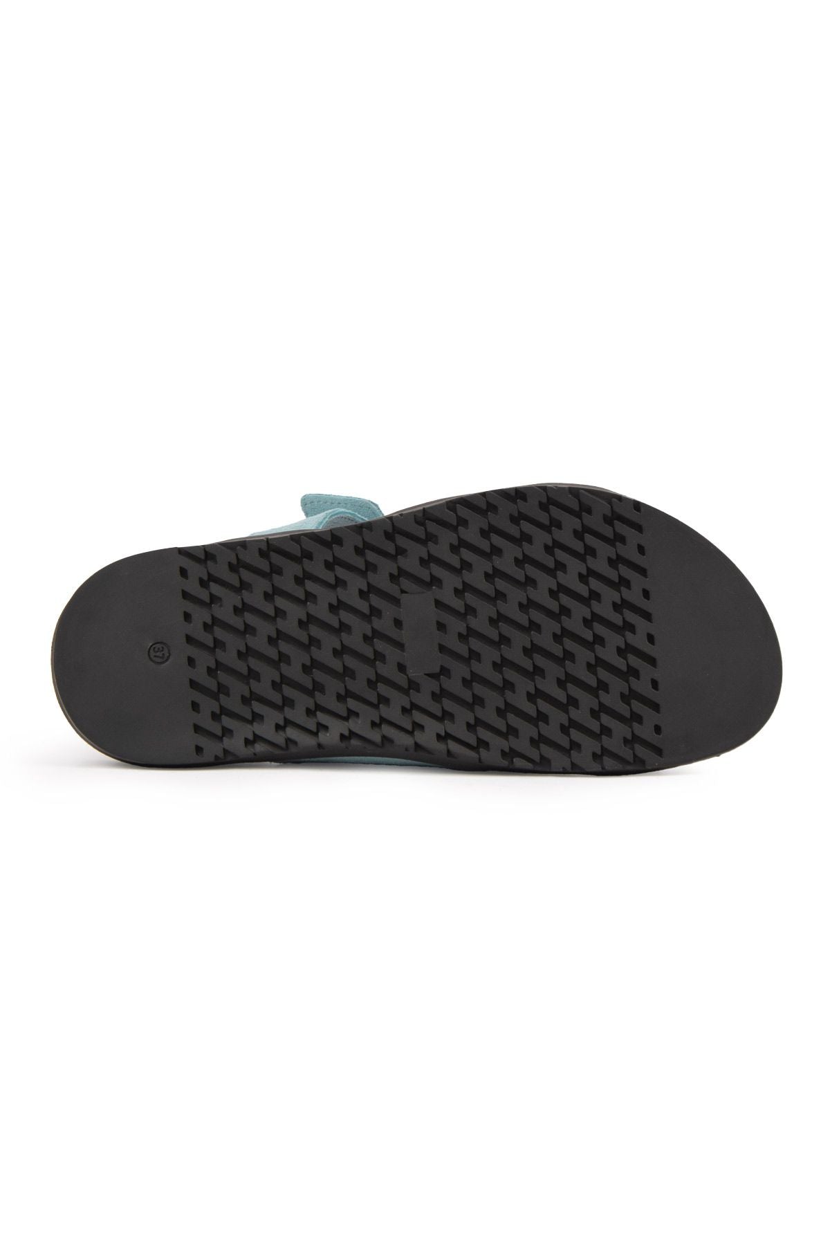 Pegia Women's Suede Strap Slippers 215516  - Blue