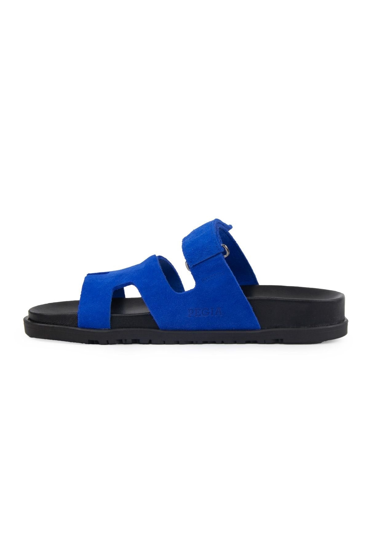 Pegia Women's Suede Strap Slippers 215516  - Indigo
