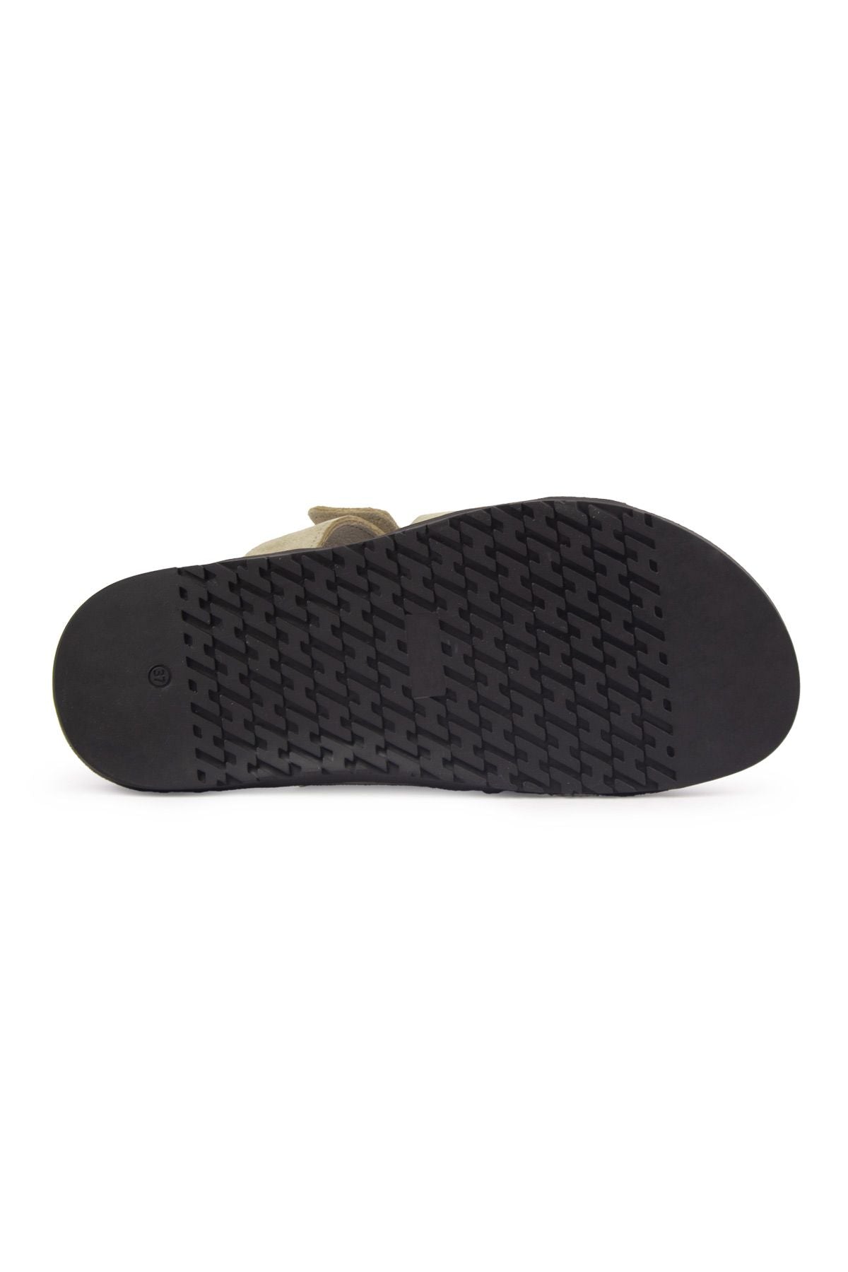 Pegia Women's Suede Strap Slippers 215516  - Beige