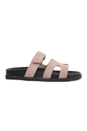 Pegia Women's Suede Strap Slippers 215516  - Rose