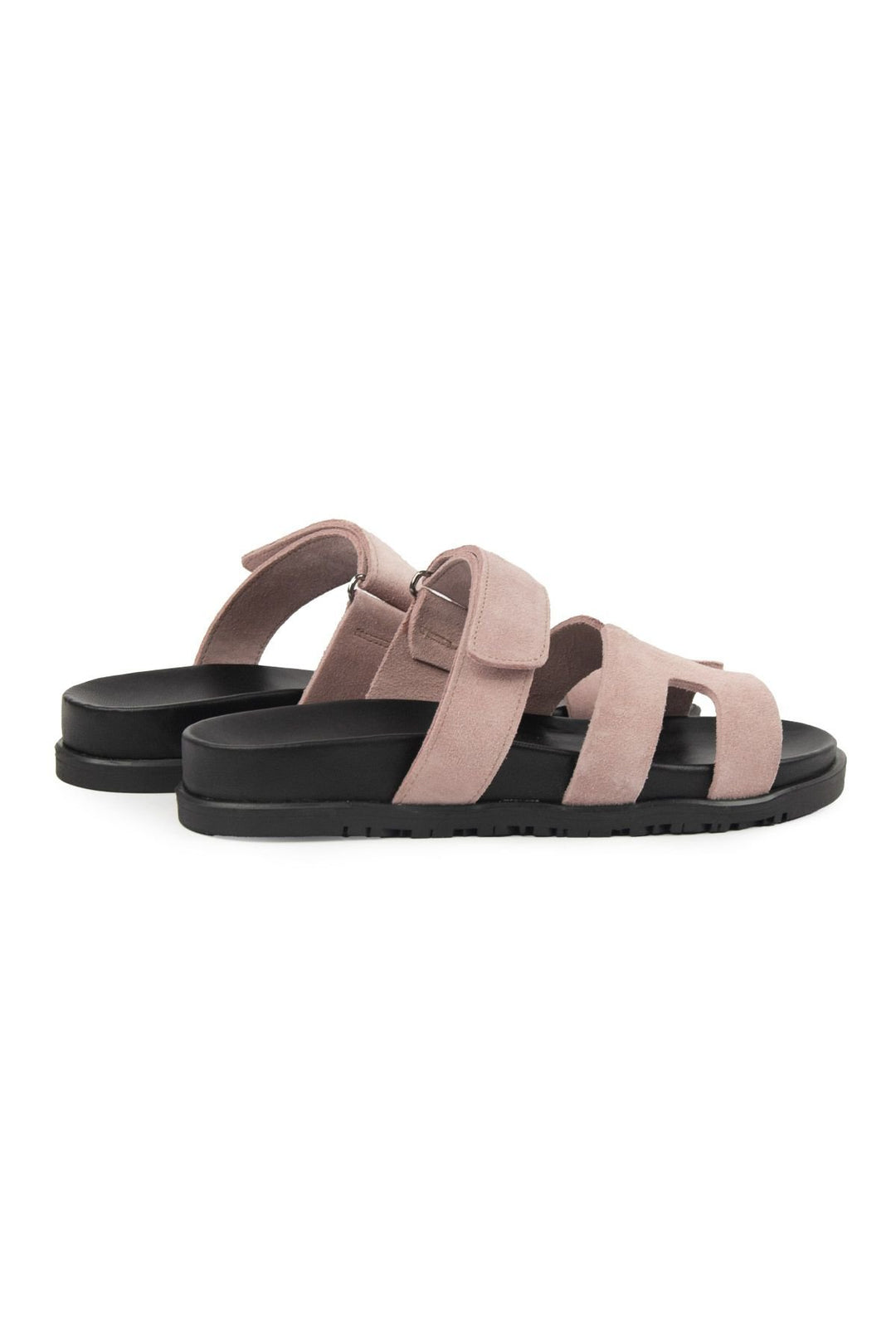 Pegia Women's Suede Strap Slippers 215516  - Rose