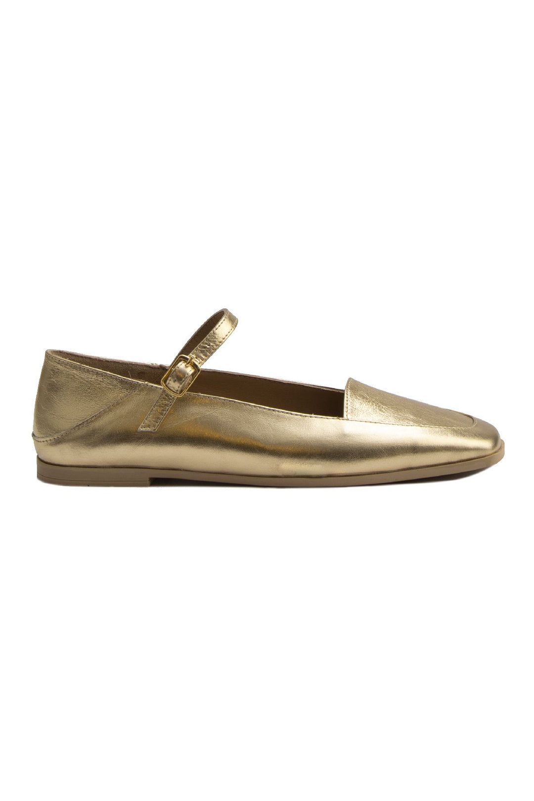 Pegia Women Leather Ballet Flats DG6007  - Gold