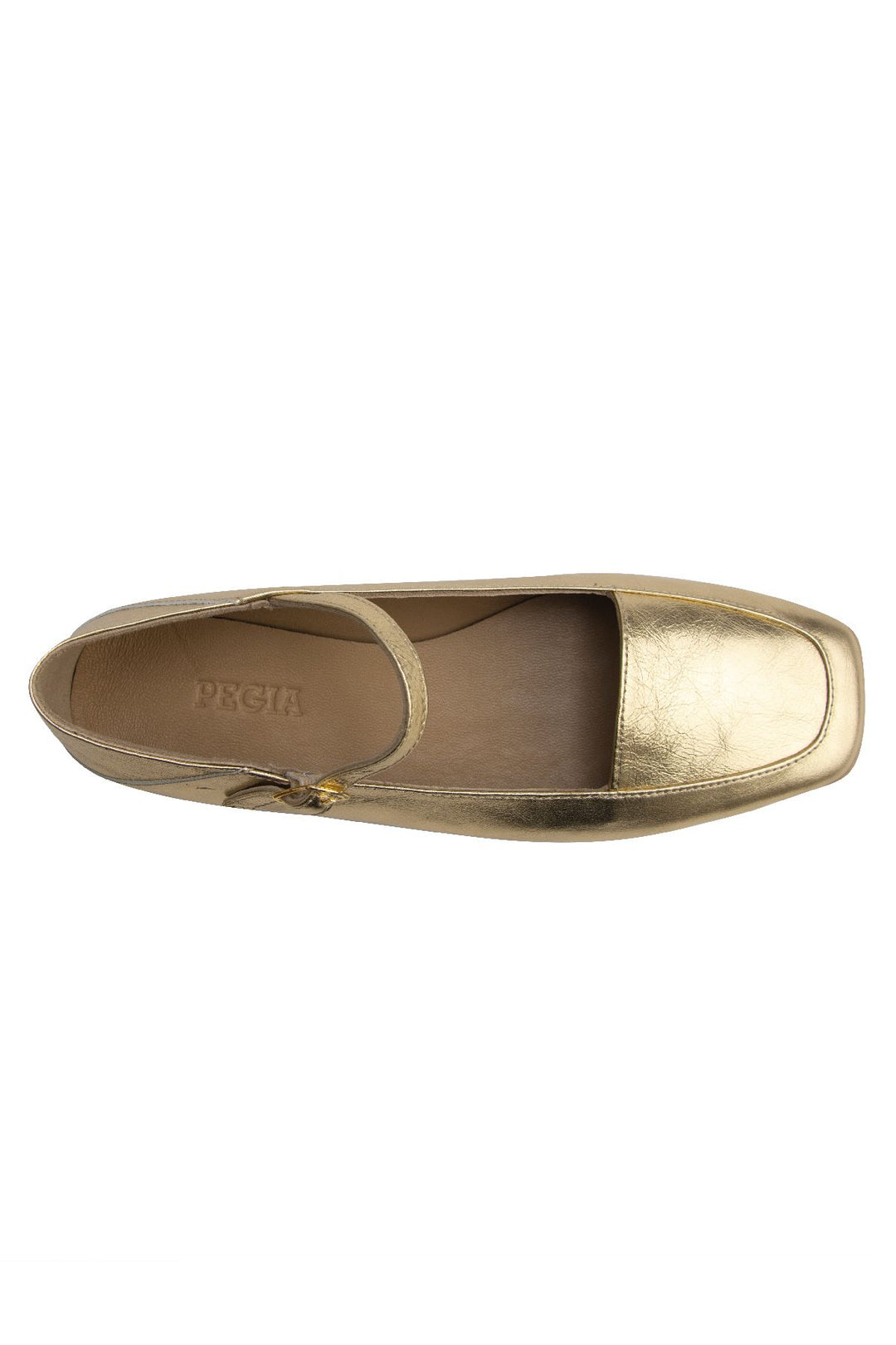 Pegia Women Leather Ballet Flats DG6007  - Gold