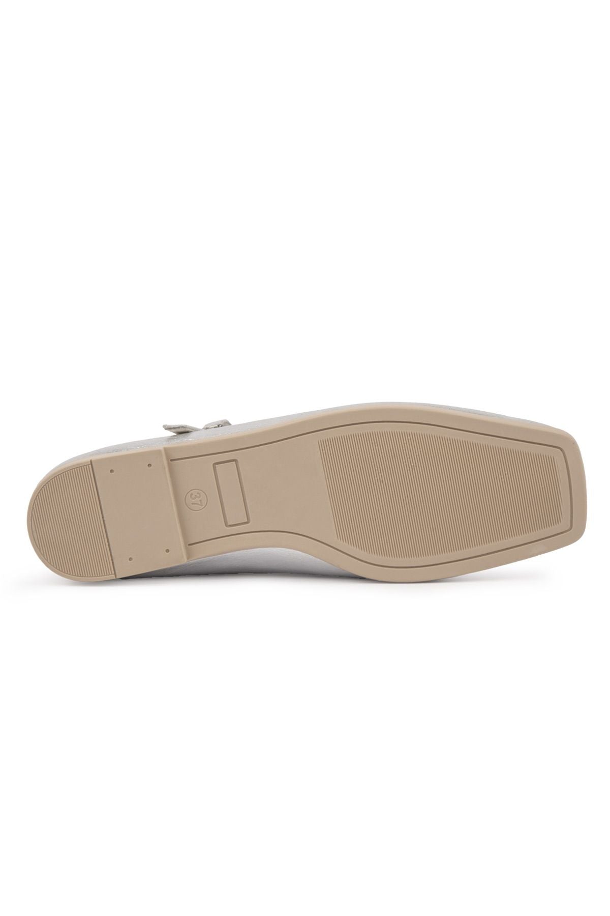 Pegia Women's Leather Ballet Flats DG6065  - Silver