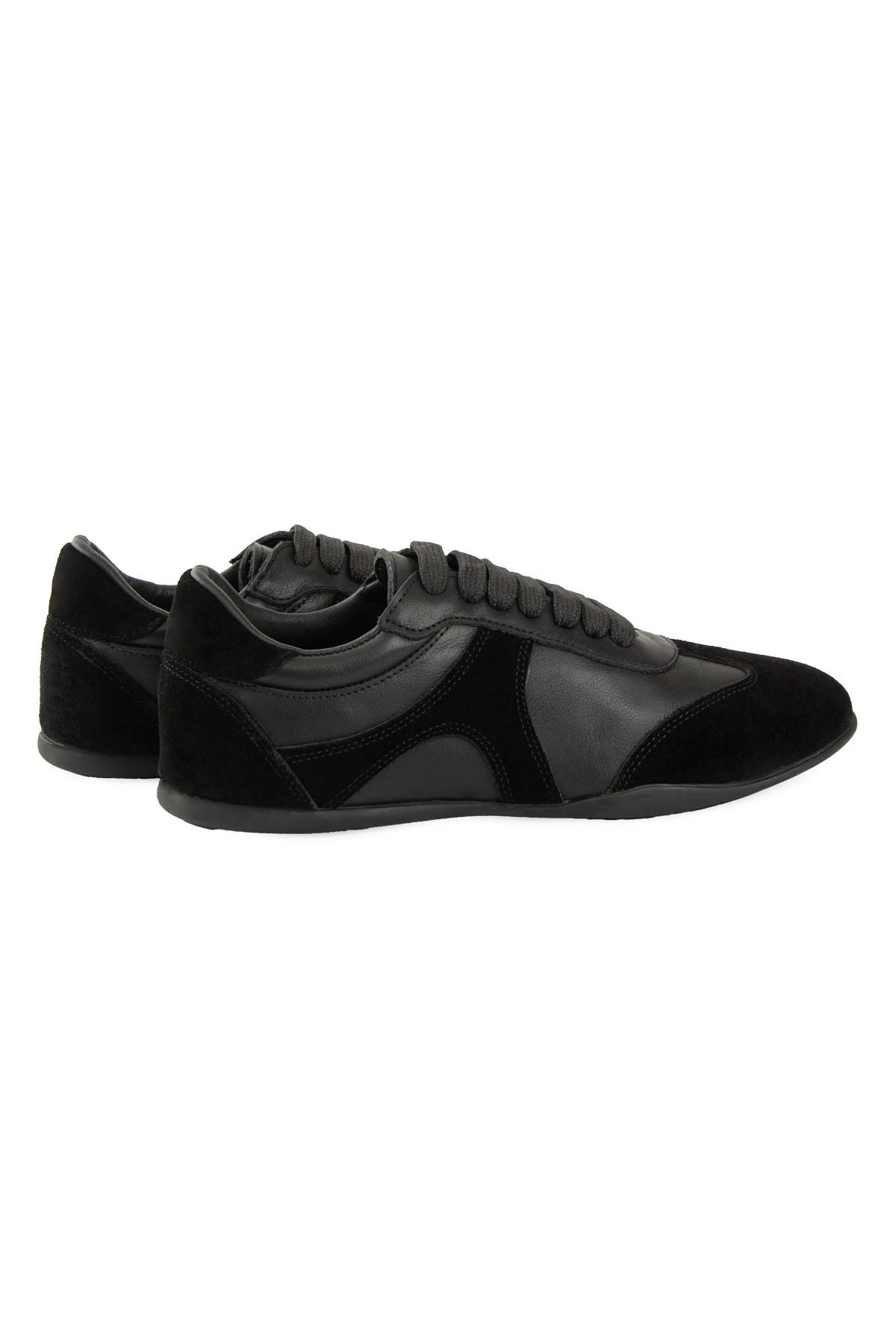 Pegia Women's Genuine Leather Casual Sneaker DG6111  - Black