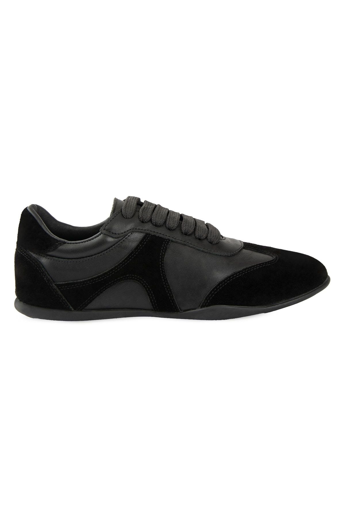 Pegia Women's Genuine Leather Casual Sneaker DG6111  - Black