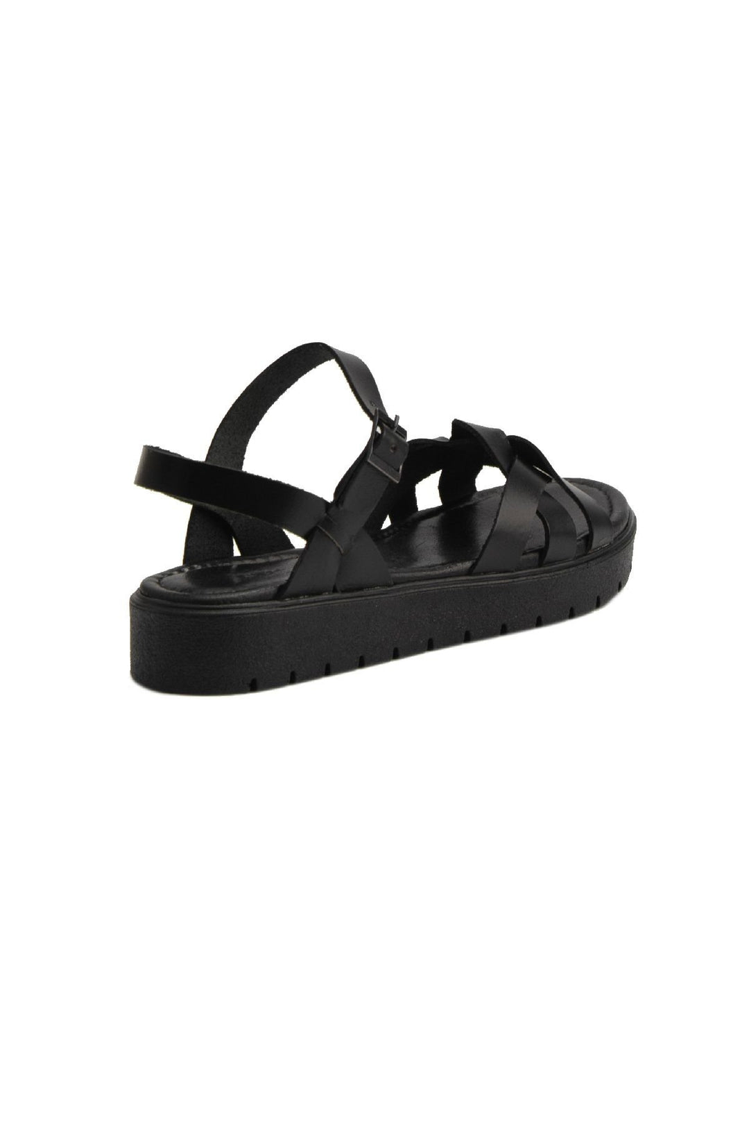 Pegia Women's Leather Sandals DG6004  - Black