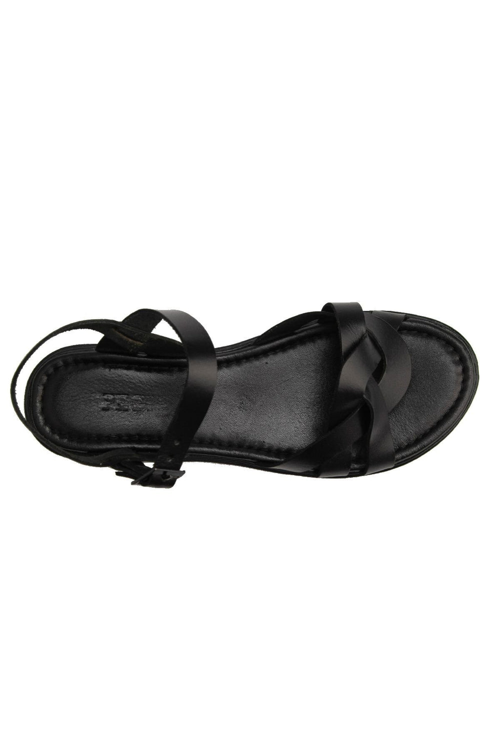 Pegia Women's Leather Sandals DG6004  - Black