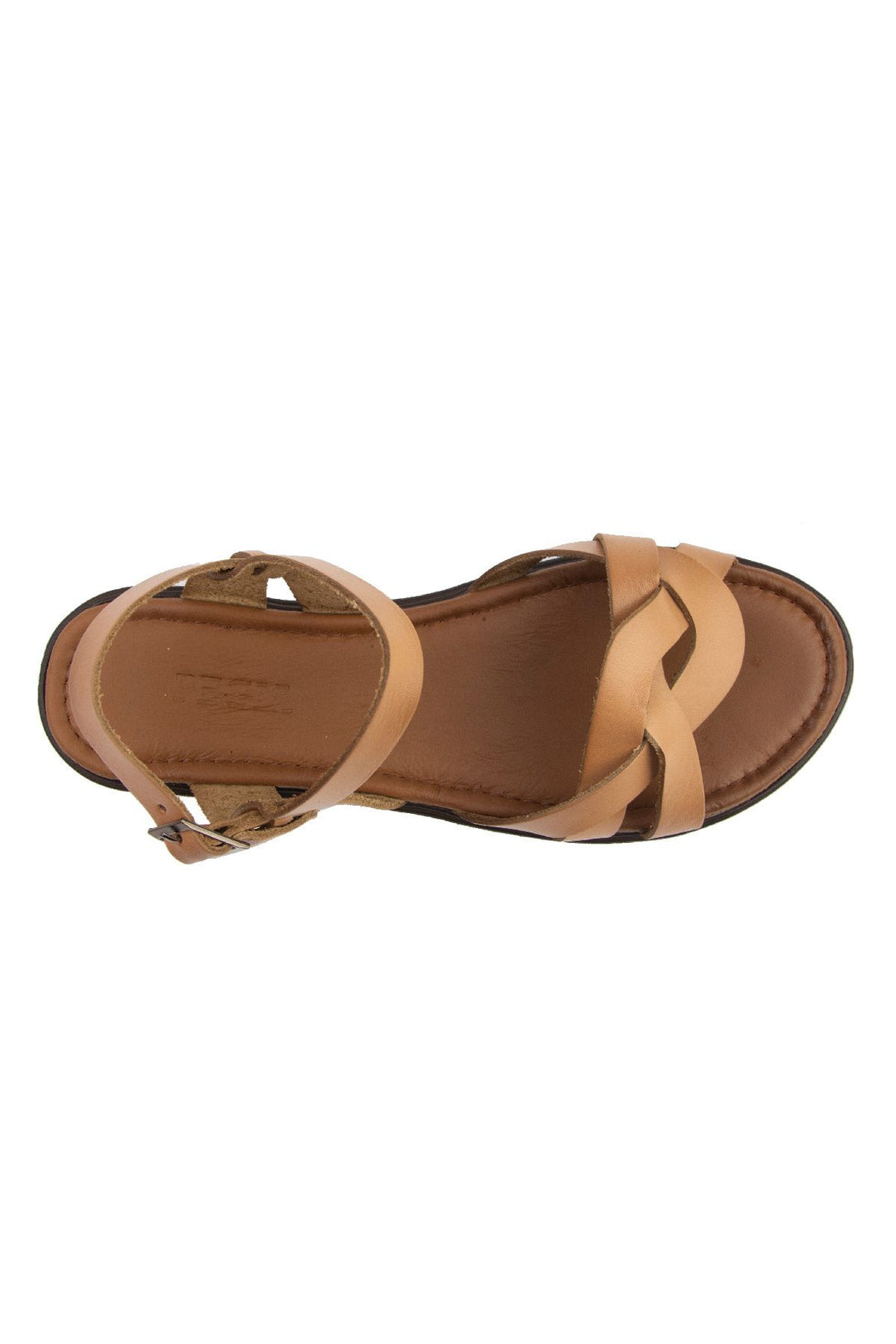 Pegia Women's Leather Sandals DG6004  - Chestnut