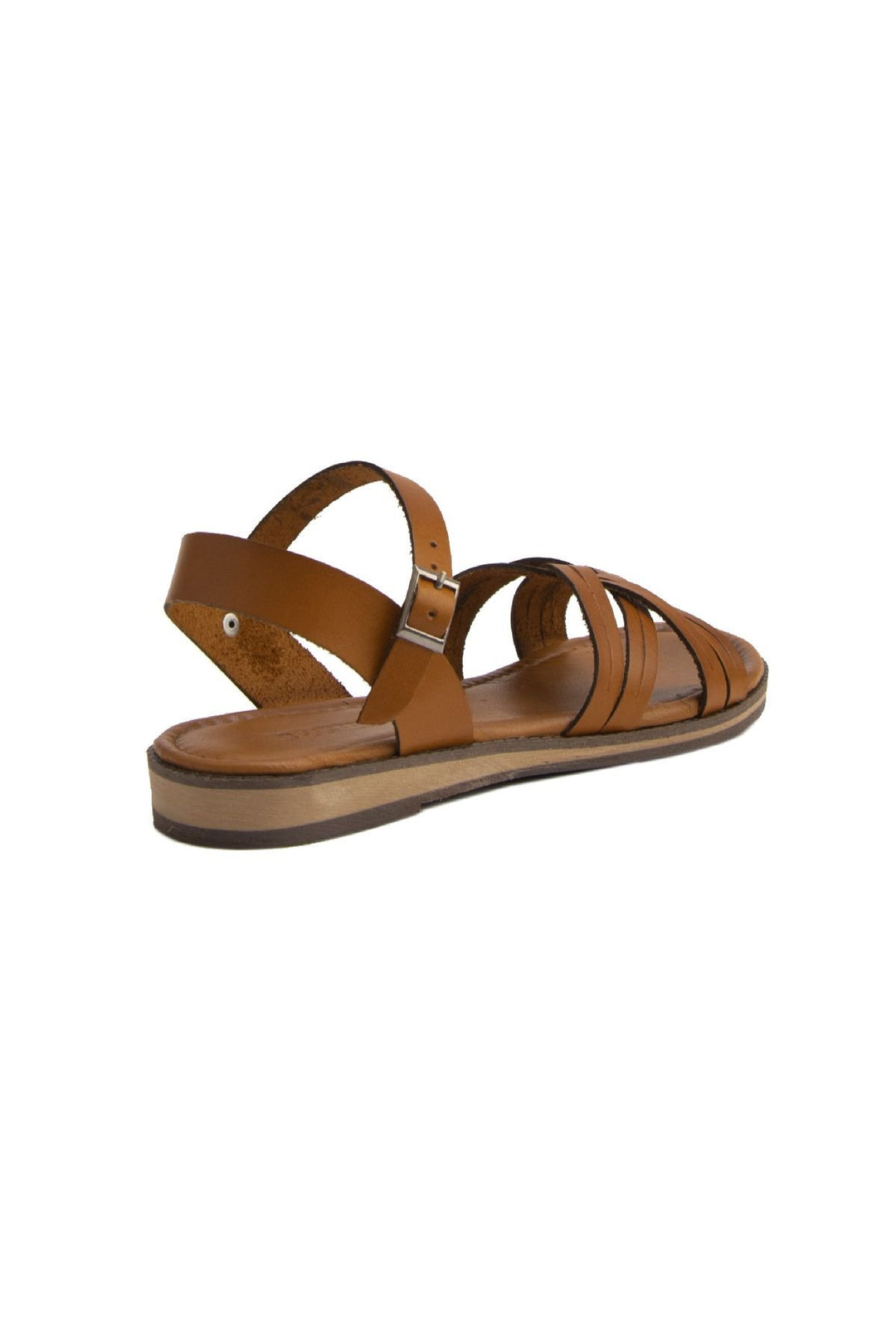Pegia Women Leather Sandals DG6006  - Chestnut