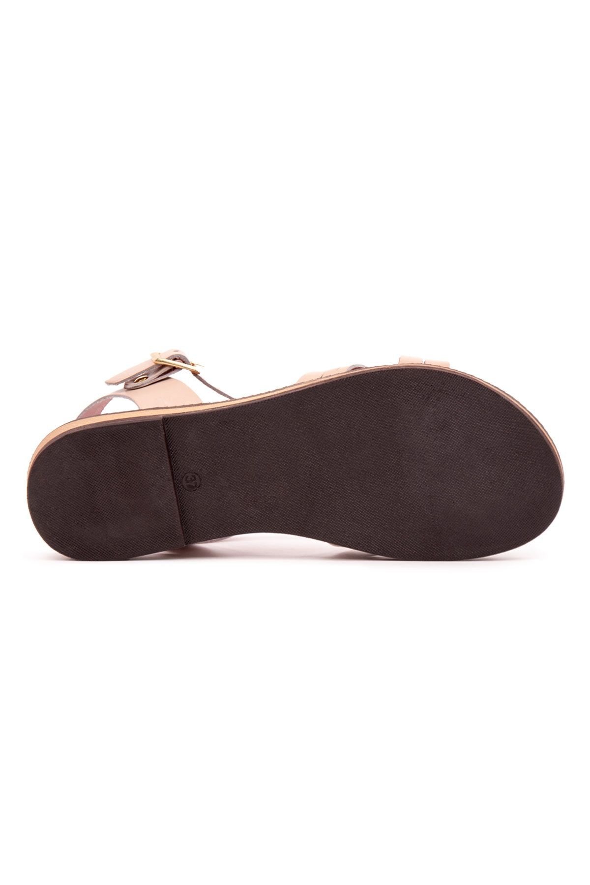 Pegia Women Leather Sandals DG6006  - Rose