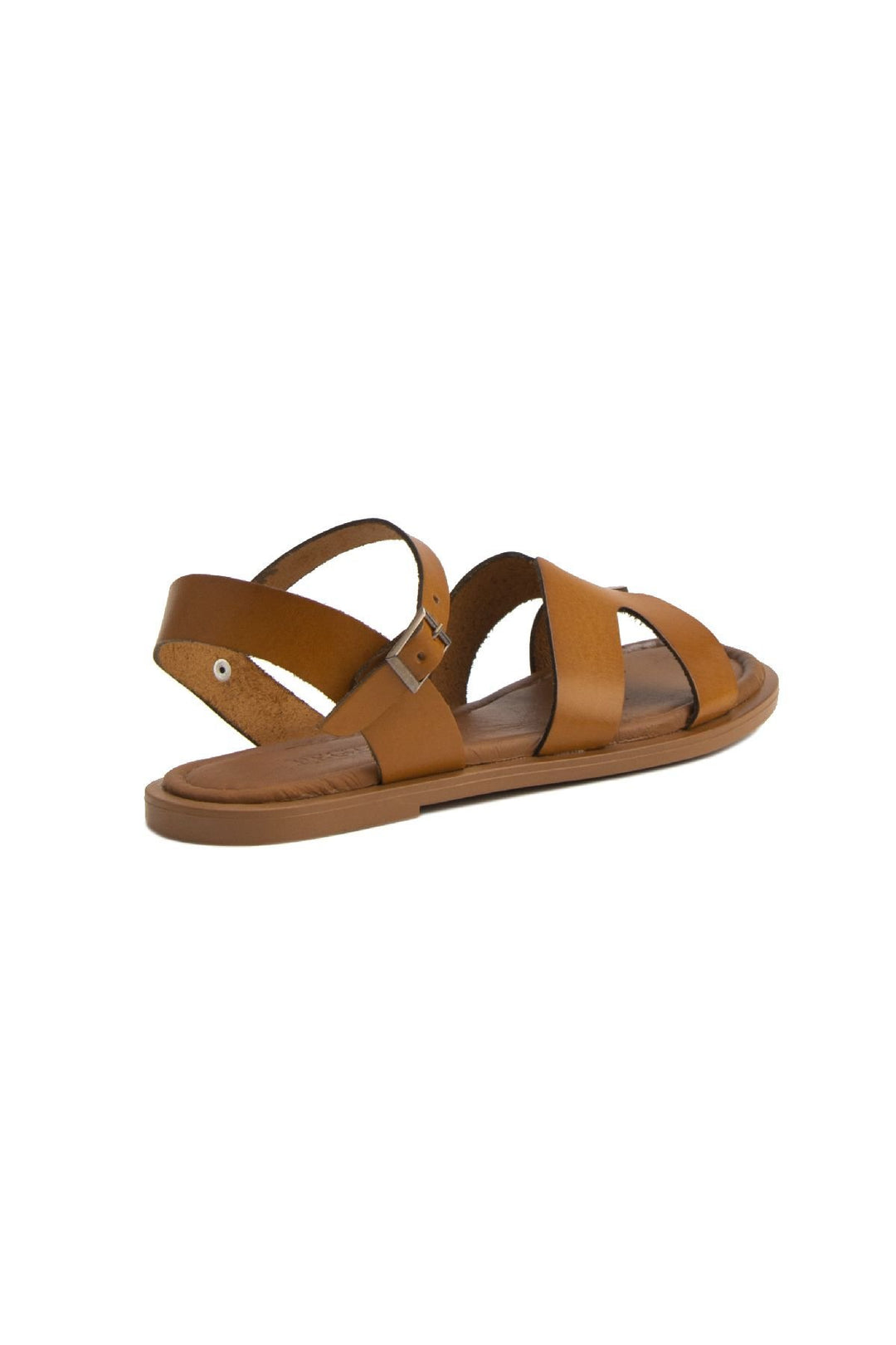 Pegia Women's Leather Sandals DG6012  - Chestnut